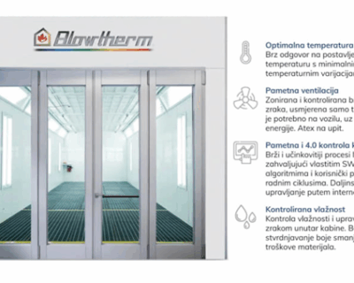 MODERNIZACIJA PROIZVODNJE: Nabavka i instalacija komore za bojenje i sušenje – Blowtherm EXTRA