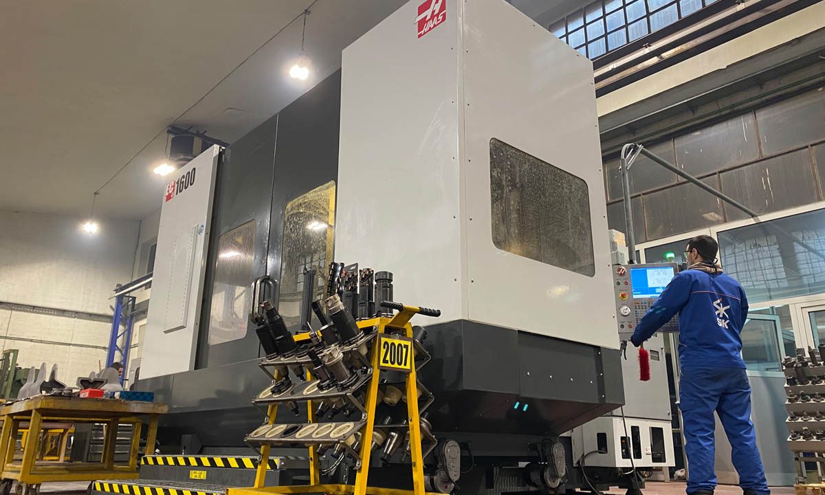 Acquisition of new machine HAAS EC1600